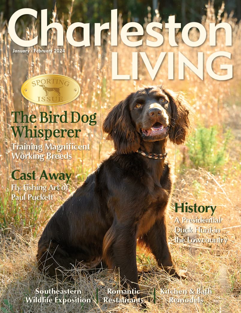 Applying Art — Charleston Living Magazine Jan/Feb 2024 cover