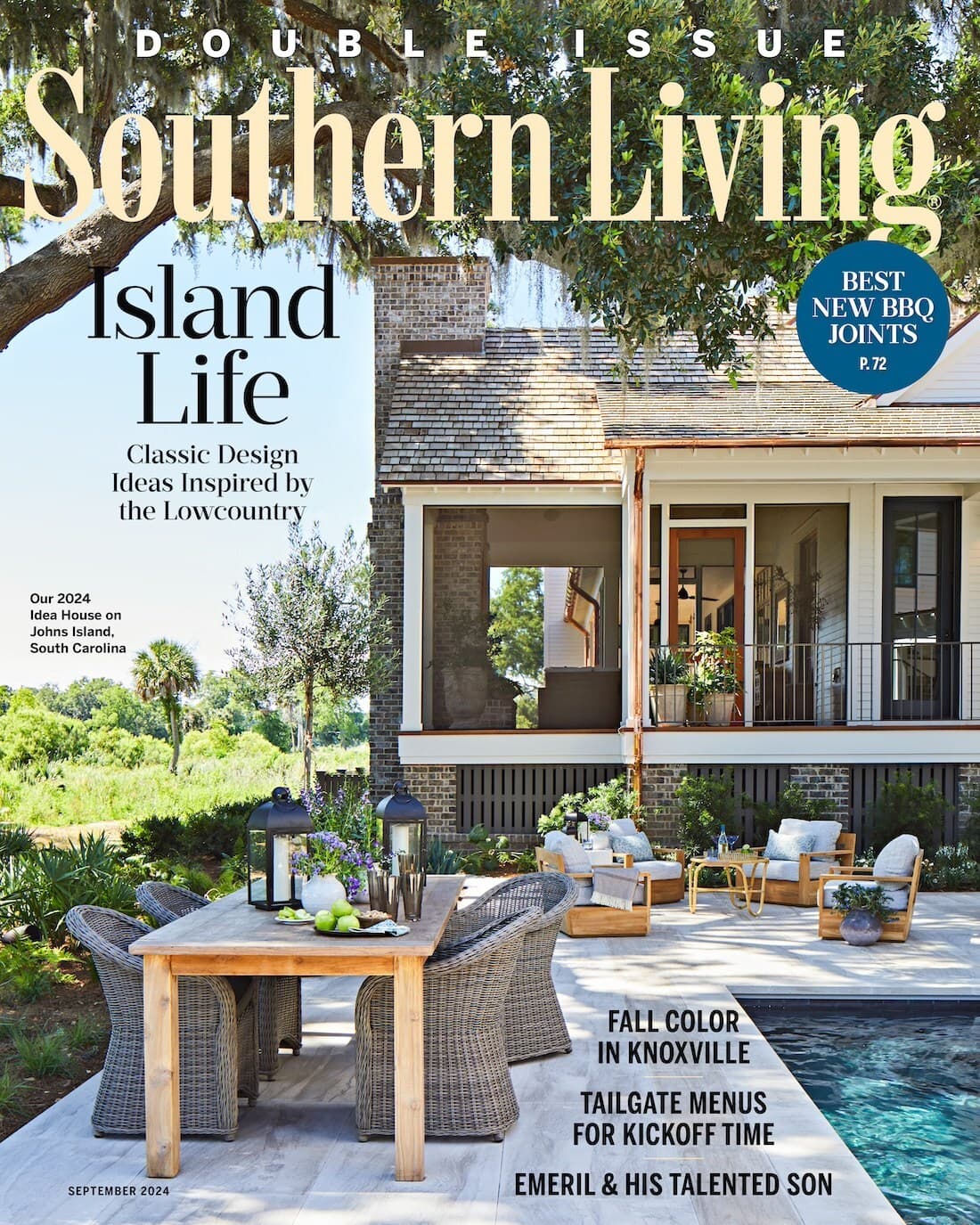 Applying Art — Southern Living September 2024 cover