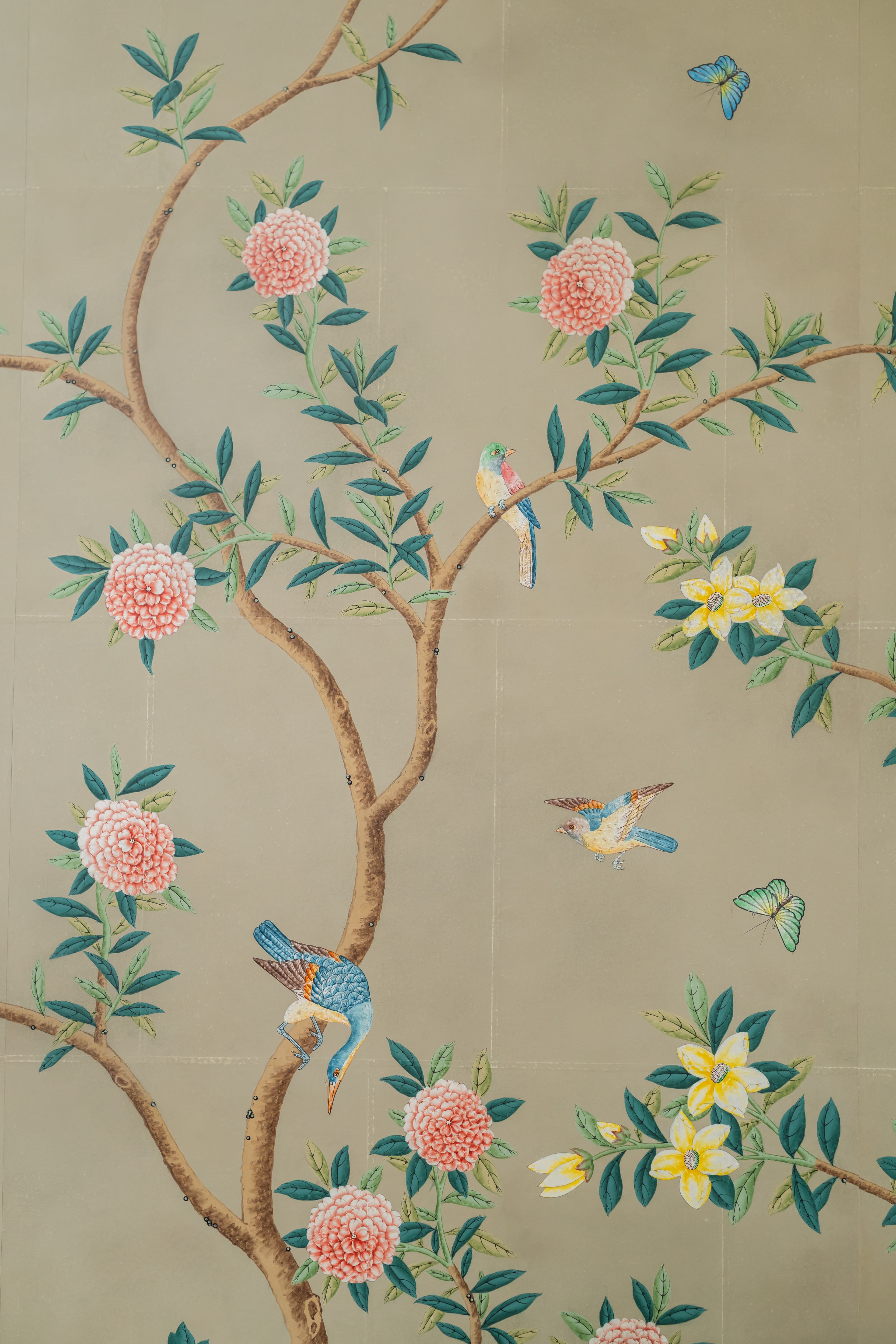 Gracie Studio wallcovering installation — 109 Wildwood Dunes