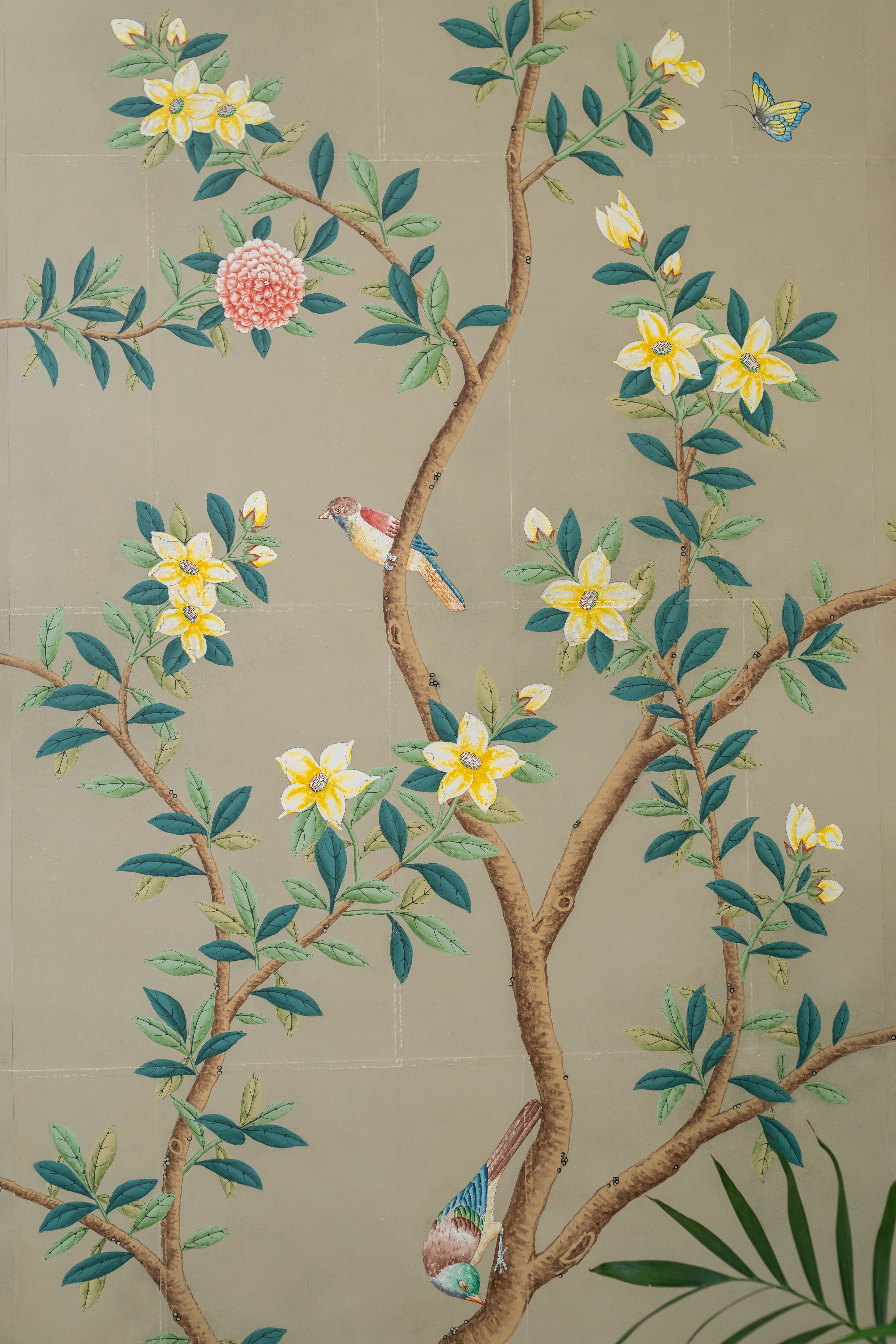 Gracie Studio wallcovering installation — 109 Wildwood Dunes